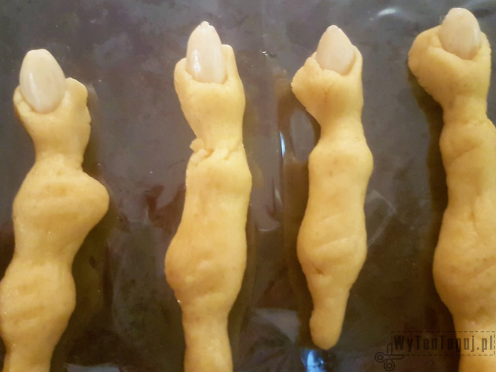 The witch's fingers before baking