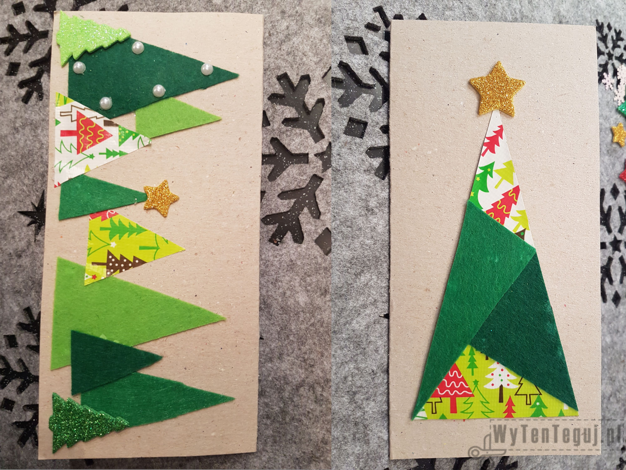 Two xmas cards are ready