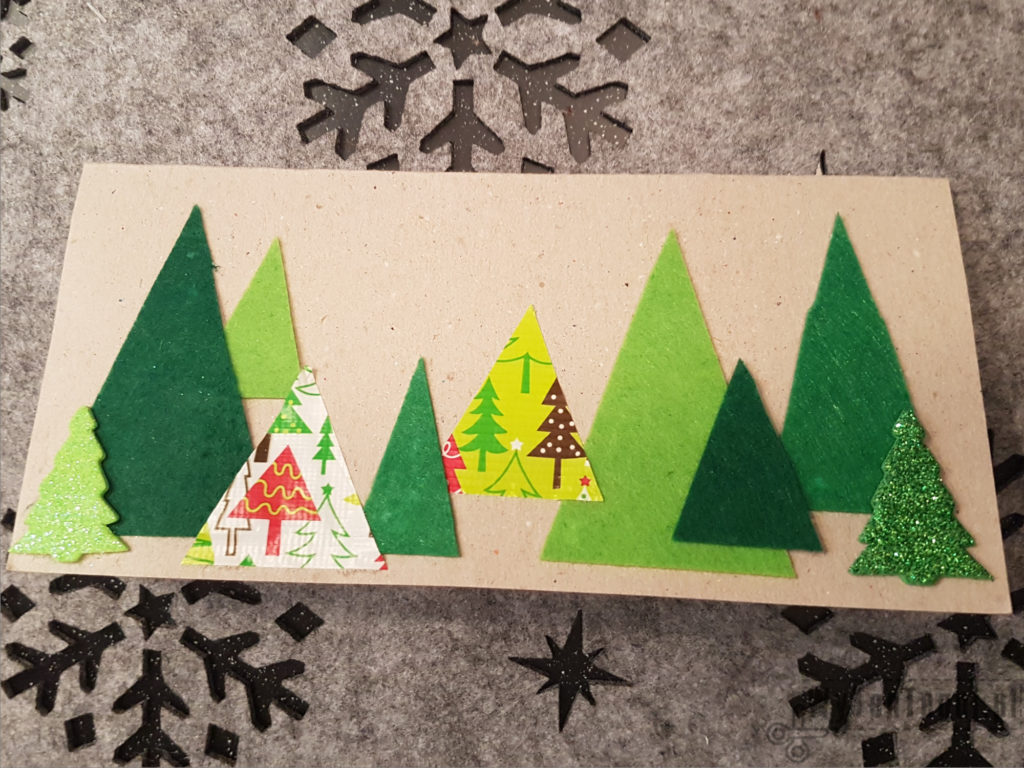 Kartki świąteczne z filcu
