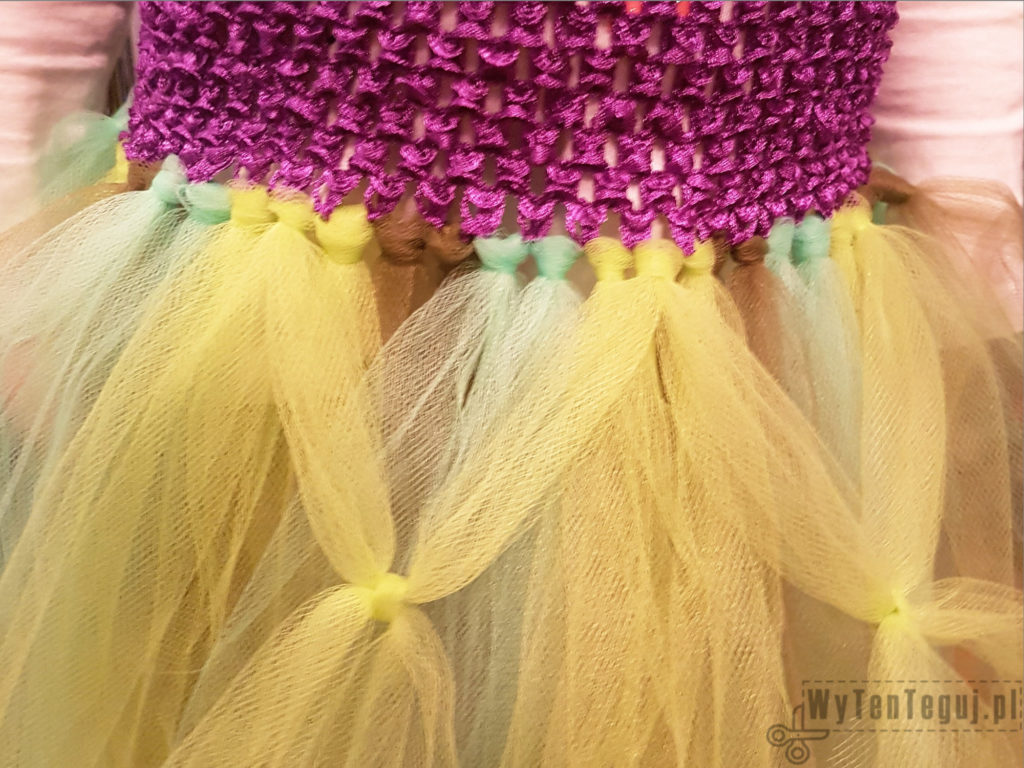 Tutu mermaid - making of skirt