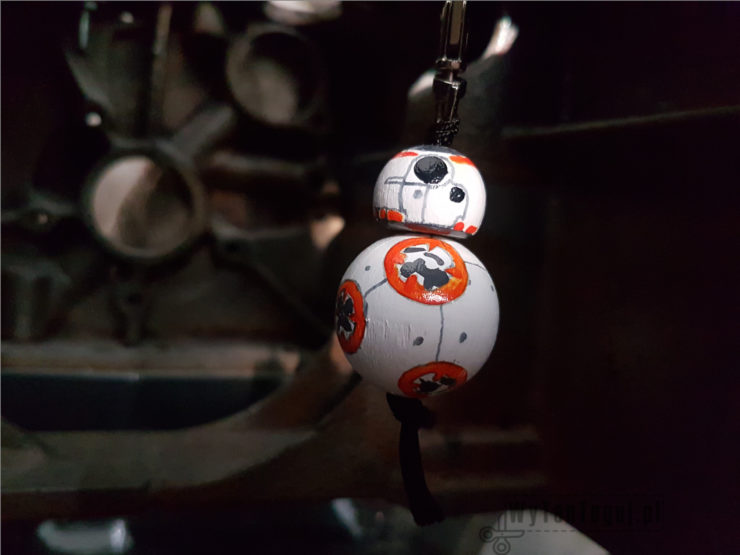 BB8 droid key ring