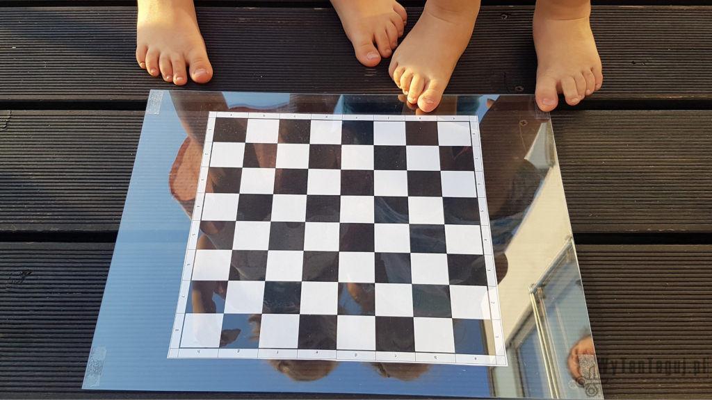 Draughts board is ready