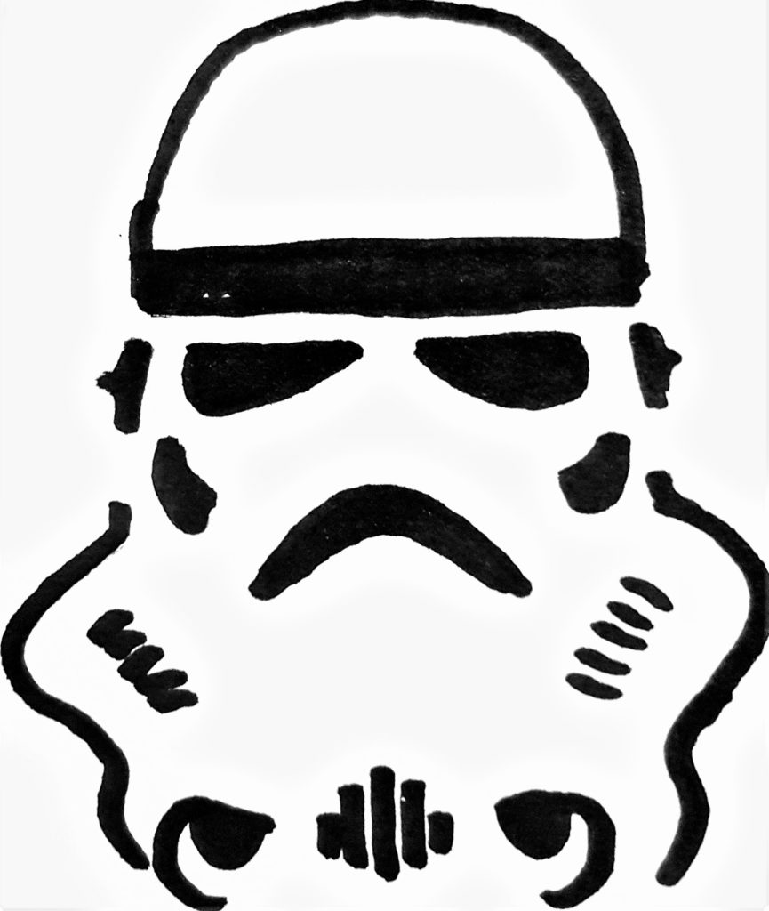 Stormtrooper cartoon