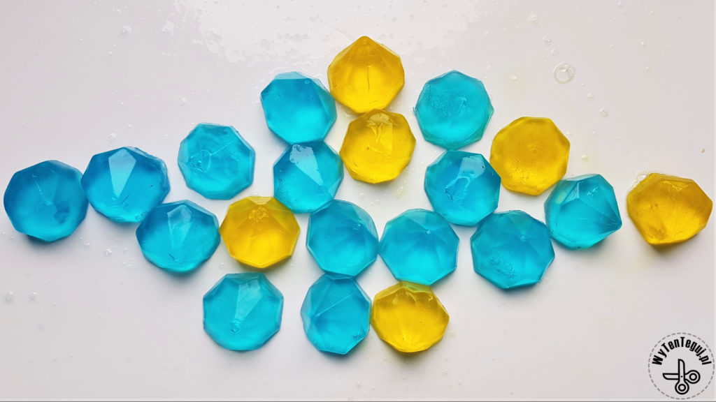 Mydełka glicerynowe w kształcie kryształów