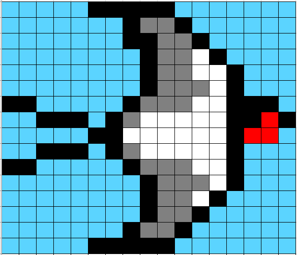 Coded image of swallow