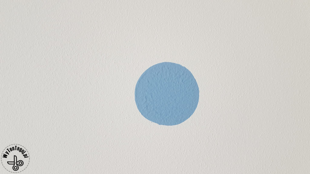 Painting dots on a wall