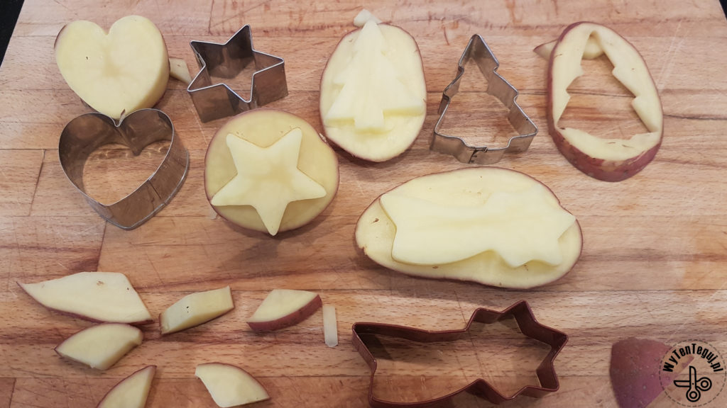 Jak zrobić stemple z ziemniaków?