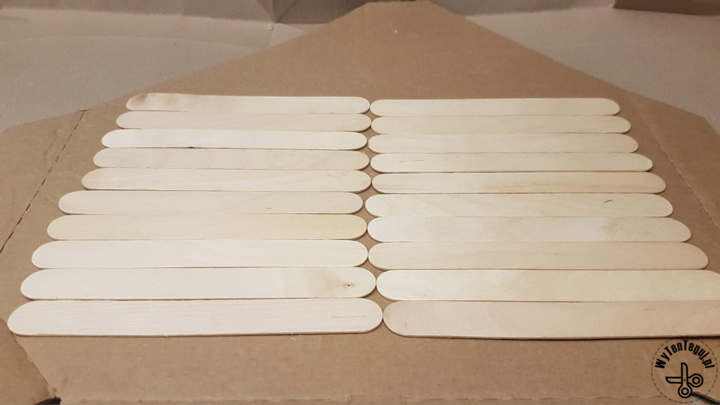 Painting popsicle sticks