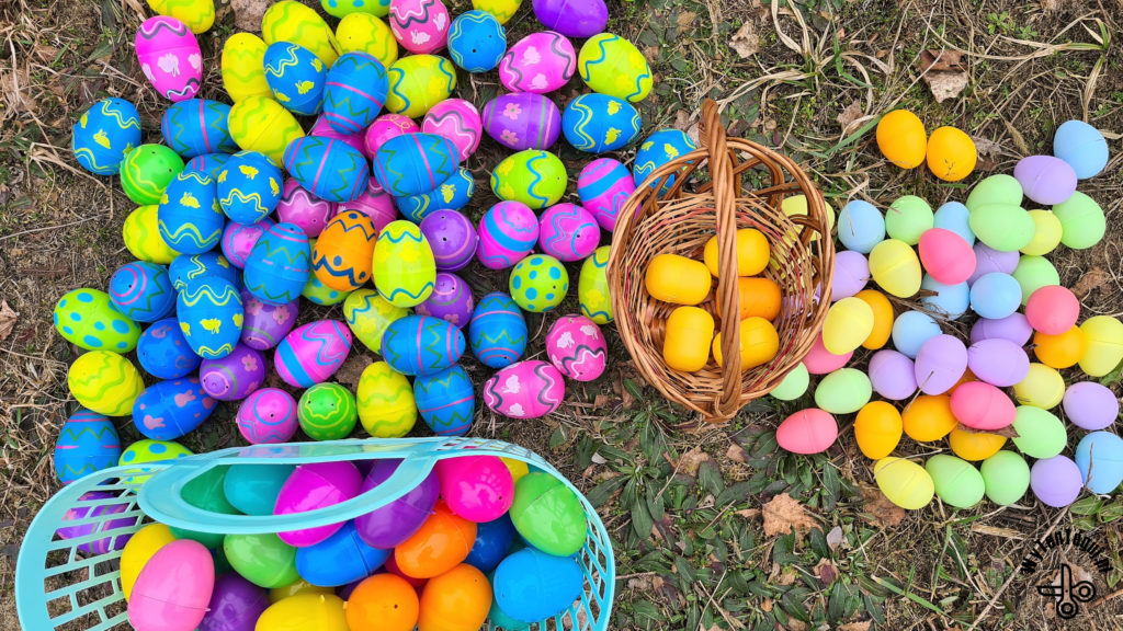 Plastic Easter eggs