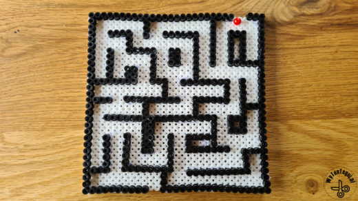 Maze game out of Hama beads