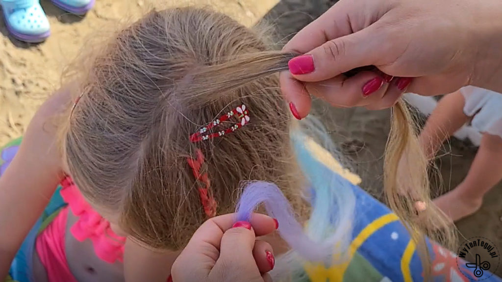 How to make colorful summer braids for kids