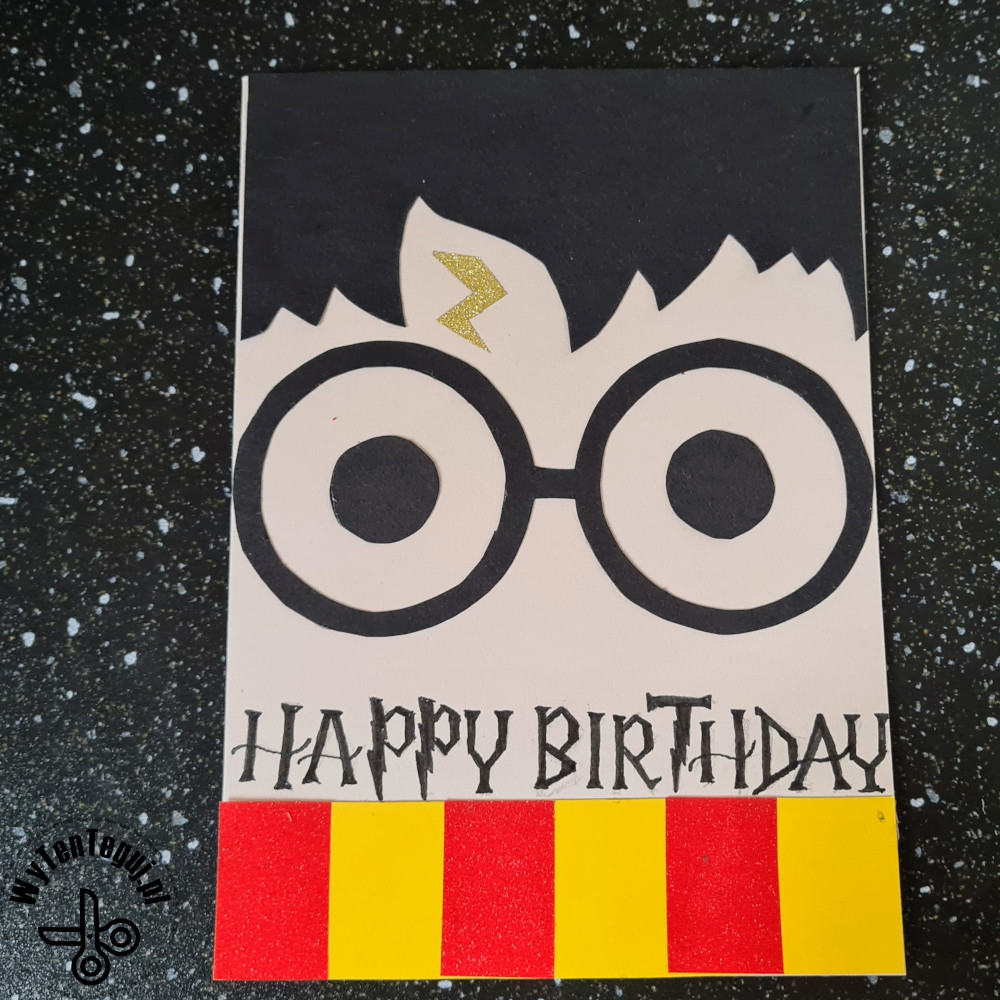 How to make Harry Potter birthday card?