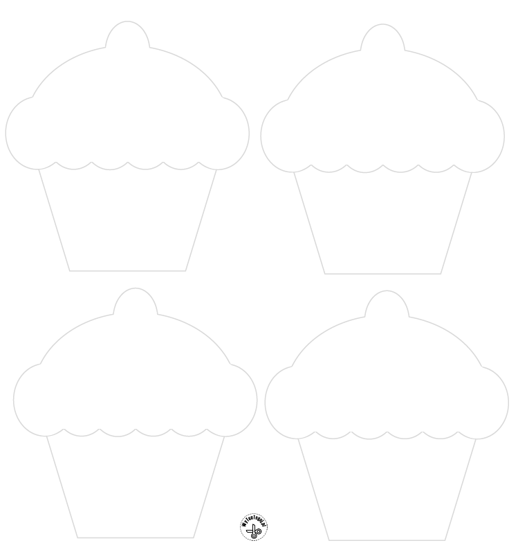 Cupcakes template
