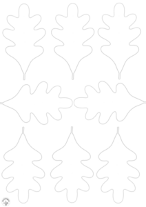 Free printable leaf templates - WyTenTeguj