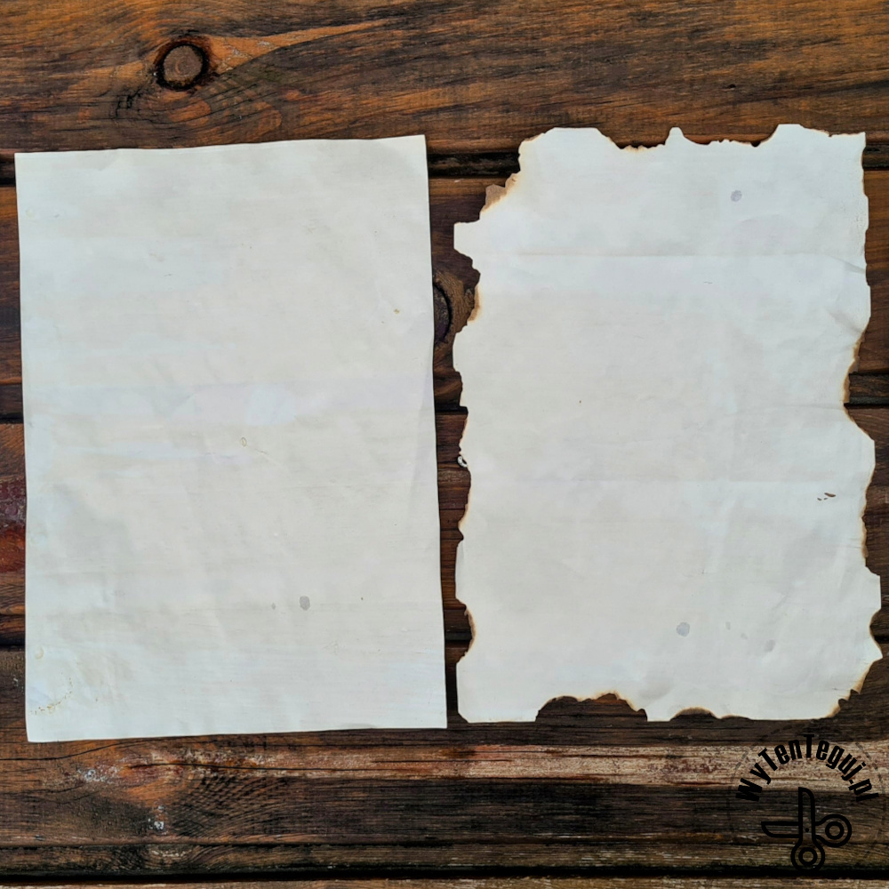 How to make paper look old