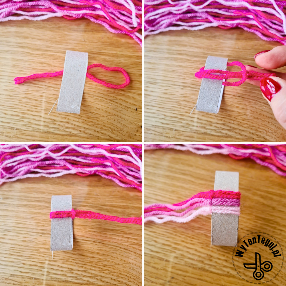 How to make a mini yarn hat
