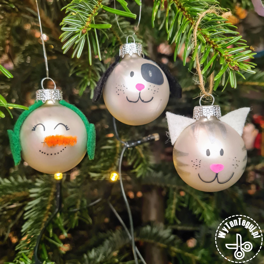 How to upcycle old Christmas baubles