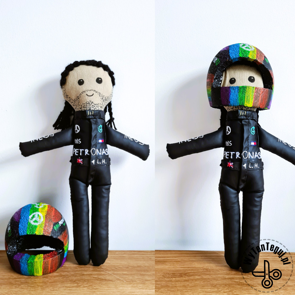 Lewis Hamilton doll DIY