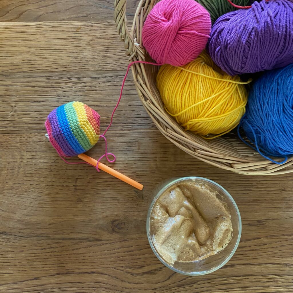 Zośka in progress - crocheting